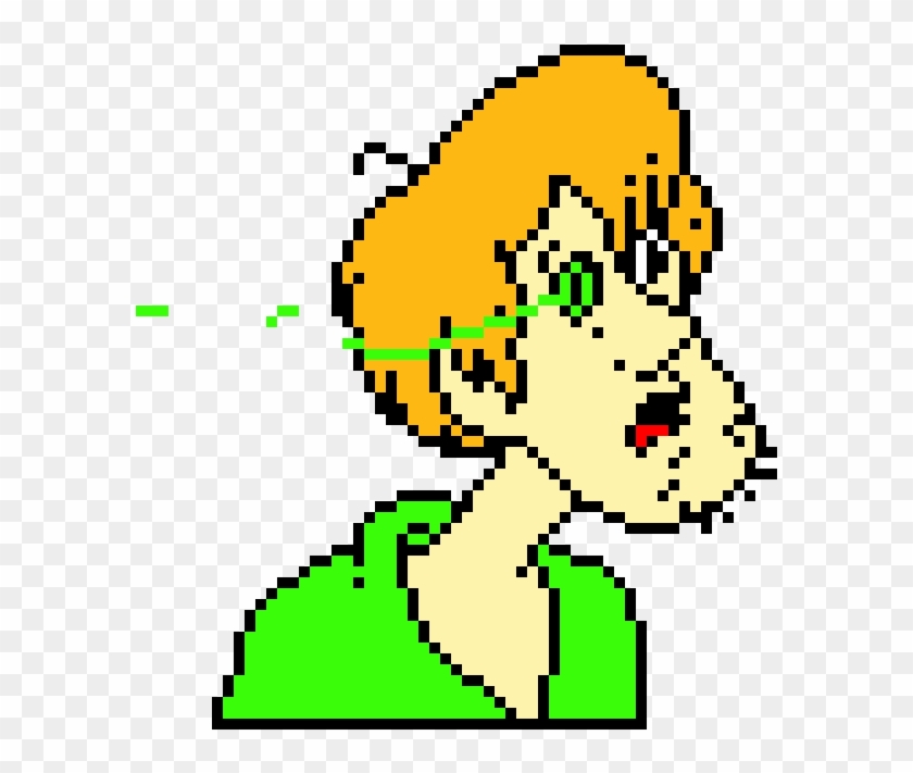 Shaggy - Scooby Doo - Minecraft Pixel Art Shaggy Clipart #2378966
