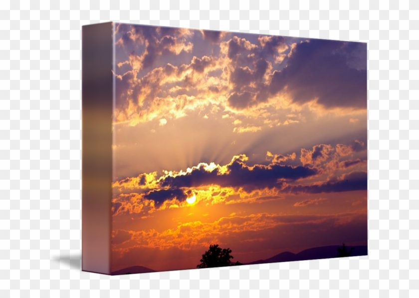 Sunrise Drawing Cloud - Sunset Clipart