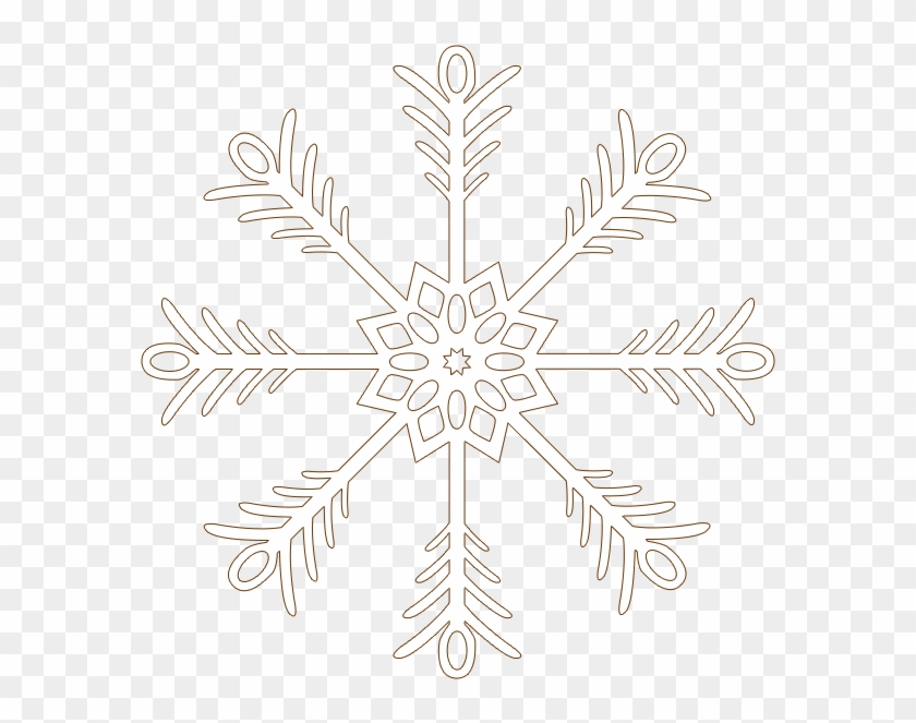 Click Here To Download Snowflake With Clear Background - Color Printable Christmas Ornaments Clipart #2380072