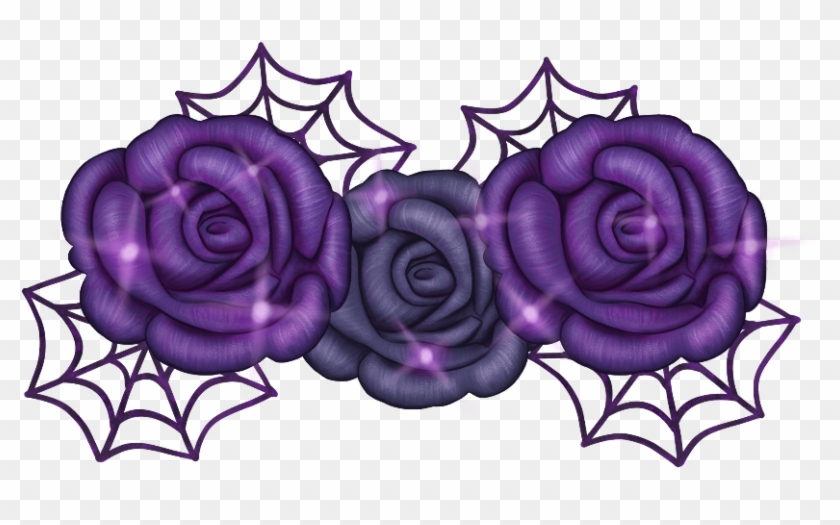 #flores #flower #vector #morado #halloween #destellos - Illustration Clipart