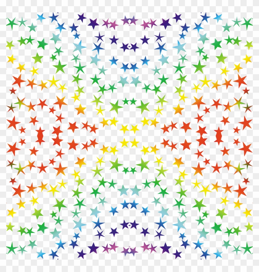 Rainbow Huge Freebie Transparent Background - Transparent Rainbow Stars Clipart