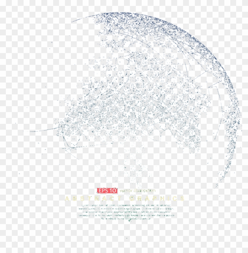 Abstraction Dotted Geometry Abstract Line Geometric - Sketch Clipart #2380867