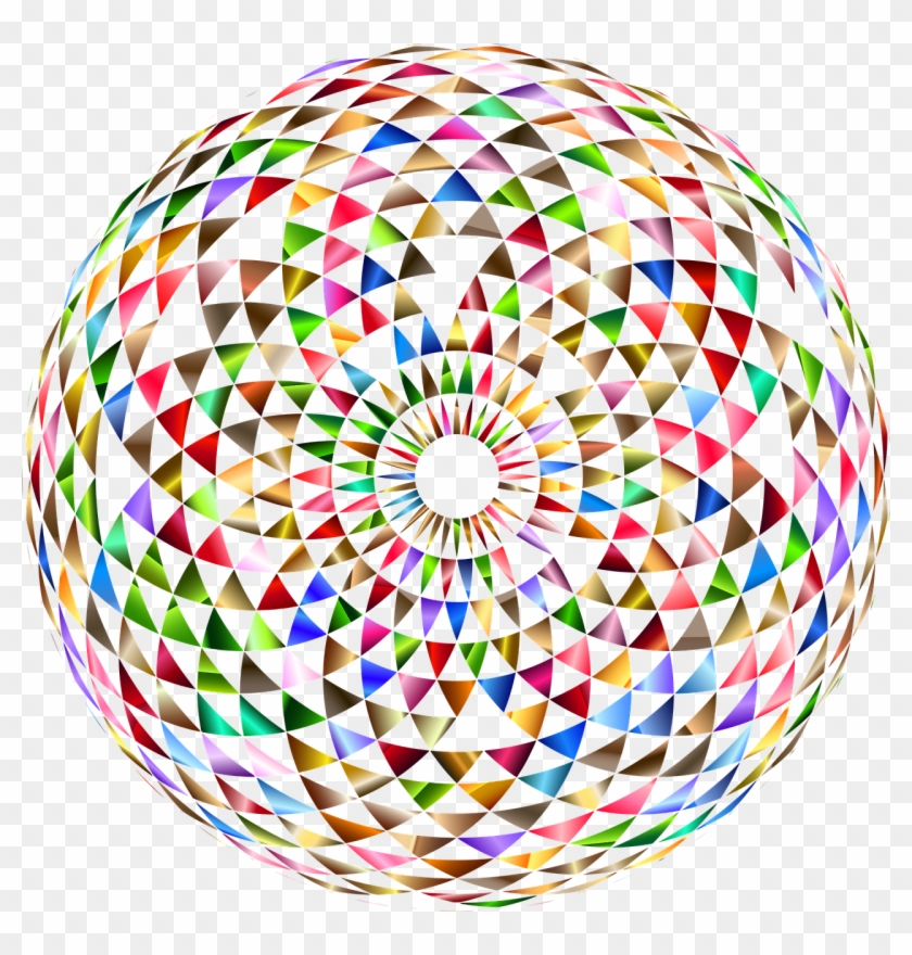Mandala Toroid Geometric Png Image - Getty Villa Clipart #2380944