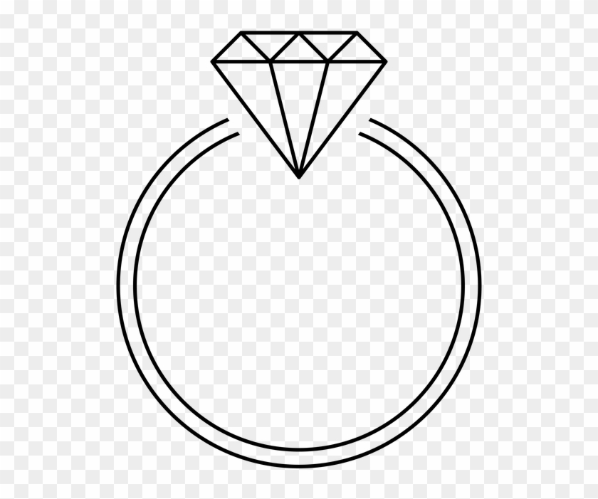 Ring Diamond Black Transparent - Wharf House Restaurant Clipart