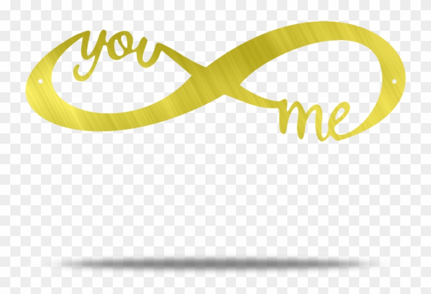 You And Me Infinity Steel Wall Sign - You And Me Infinity Sign Clipart