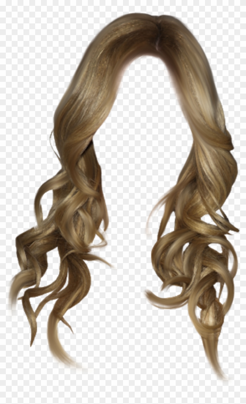 #wig #blonde #blondewig #curly #wavyhair #longhair Clipart