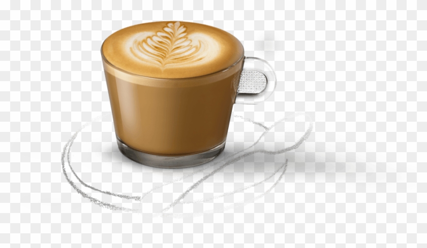 With The Automated Steam Wand, Enabling You To Create - Nespresso Cappuccino Png Clipart