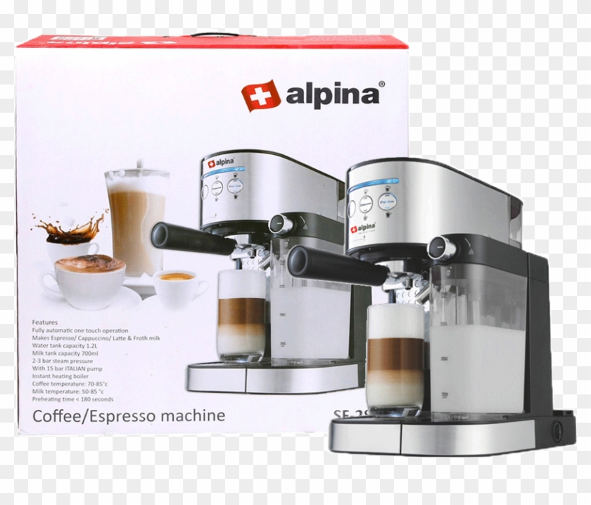Alpina Coffee Espresso Machine Sf-2812 - Alpina Coffee Machine Clipart #2382025