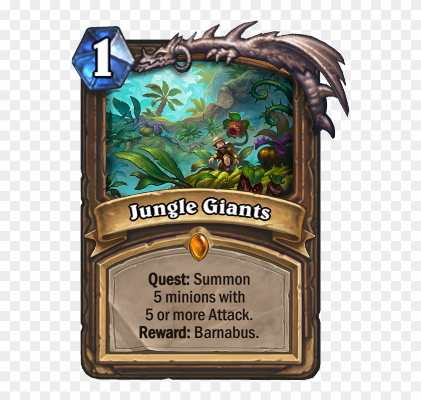 Banned Hunter Arena Cards - Jungle Giants Hearthstone Clipart #2382080
