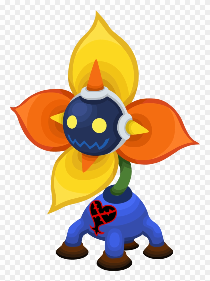 Kingdom Hearts Flower Heartless , Png Download - Flower Heartless Clipart