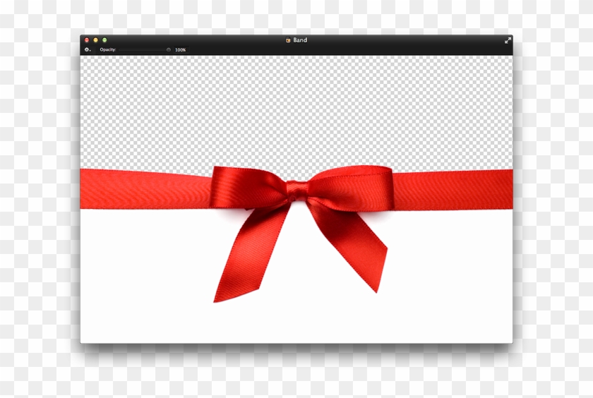 Quickly Remove Unwanted Background - Red Bow Transparent Background Clipart