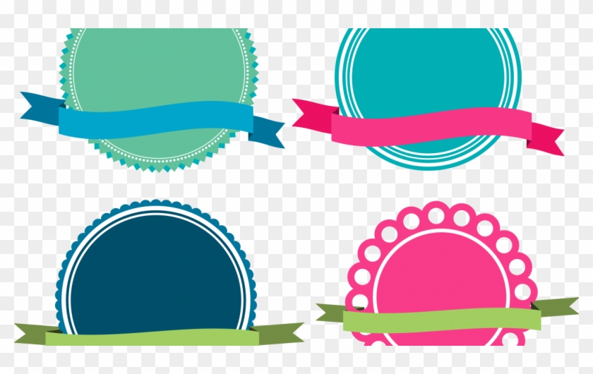 Tape Vector Illustrator - Circle Design For Ribbon Png Clipart