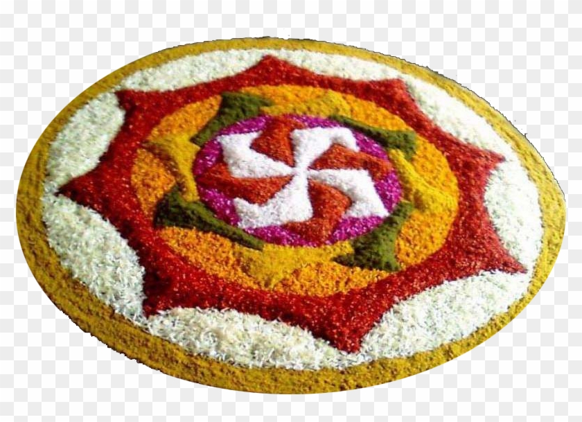 Rangoli Designs Of Flowers Clipart #2383476