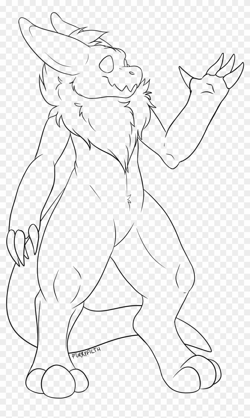 Furry Base Png Jpg Royalty Free Download - Male Furry Base Drawing Clipart