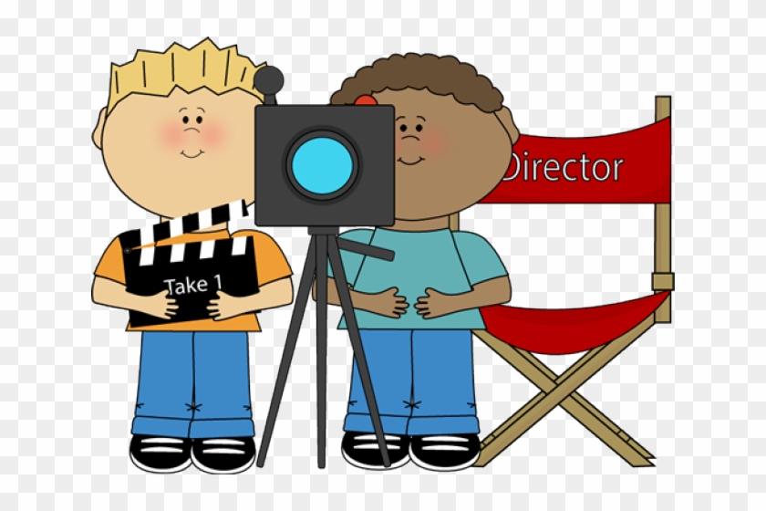 Photo Camera Clipart Motion Picture Camera - Stop Motion Clip Art - Png Download