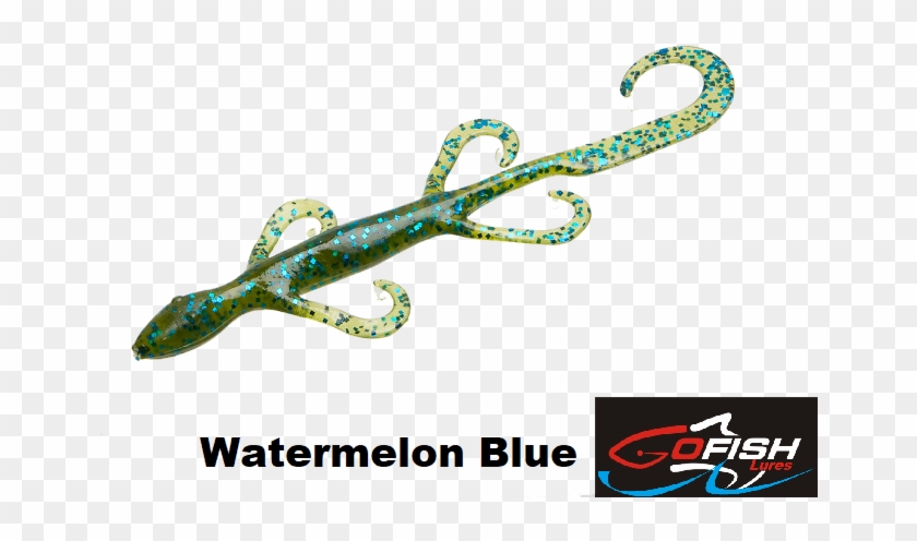 6″ Lizard - Watermelon Clipart