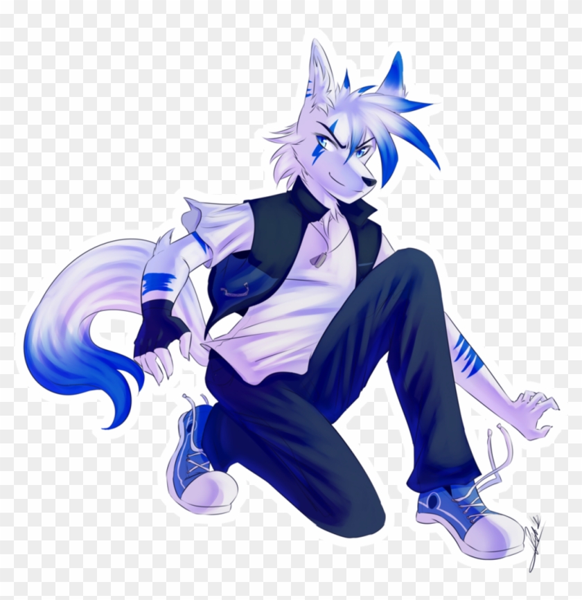 Furry Sticker - Cartoon Clipart #2384321