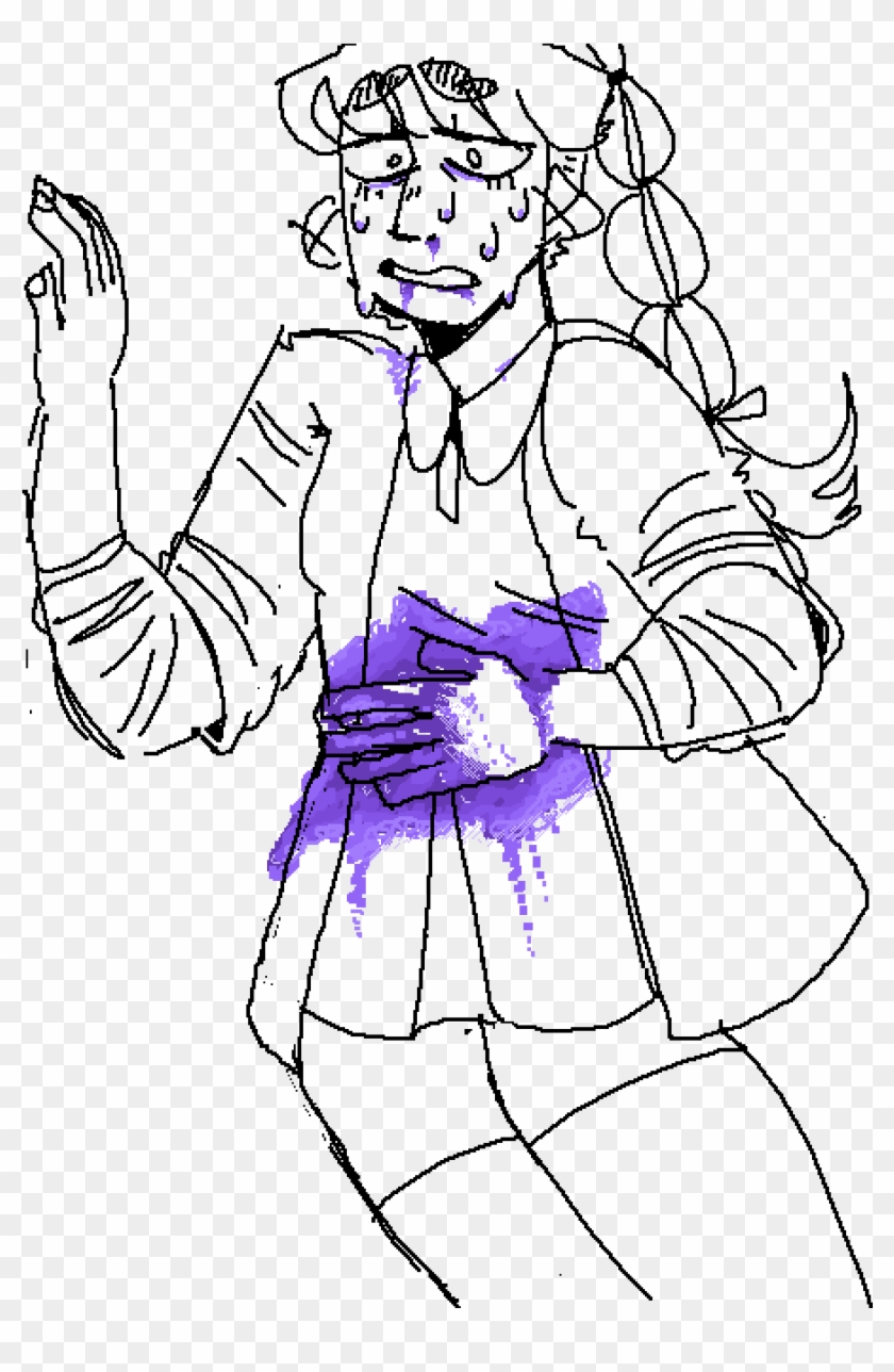 I Like Drawing Blood In Different Colors - Line Art Clipart