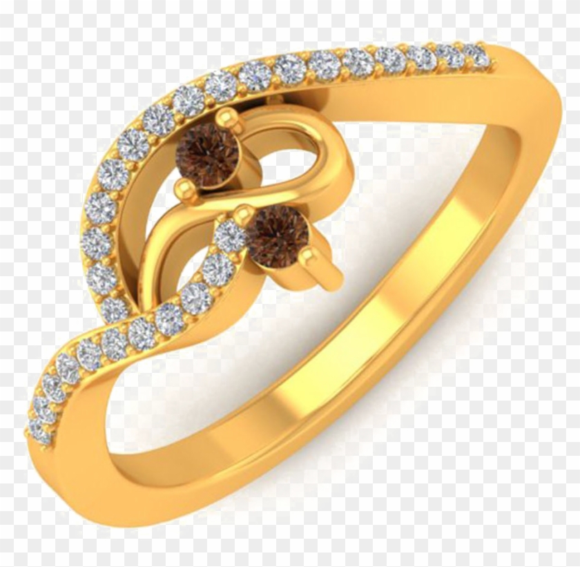 Stone Floral Design Gold Ring 02-02 - SPE Gold,Chennai