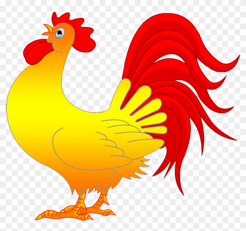 Rooster Cartoon - Gambar Ayam Kartun Png Clipart