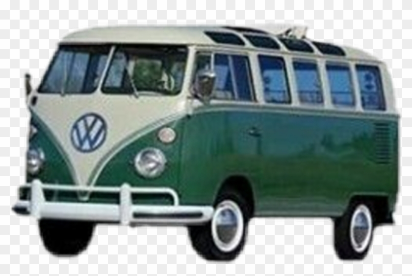 #artsy #grungeaesthetic #retro #png #vintage #volkswagen - Green Vw Bus Clipart