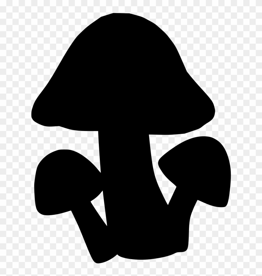 Download Png - Mushroom Silhouette Png Clipart #2385383