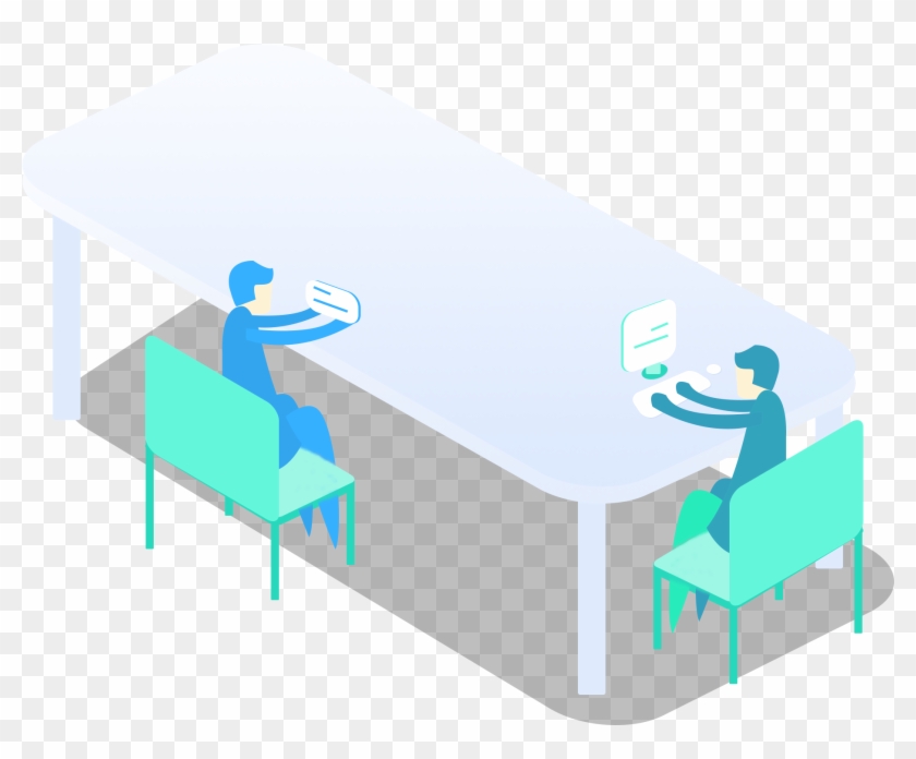 Office Cartoon Desk Man Png And Psd - Surfing Clipart