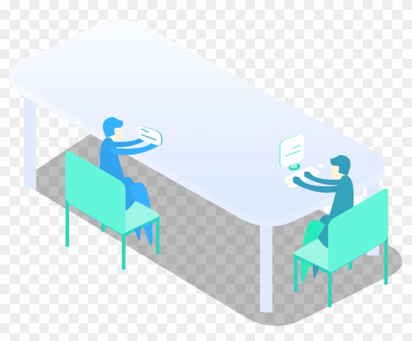 Office Cartoon Desk Man Png And Psd - Surfing Clipart #2385594