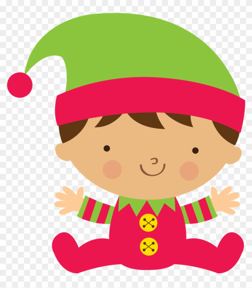 Christmas Vinyl, Christmas Store, Christmas Clipart, - Christmas Baby Elf Clipart - Png Download #2386658