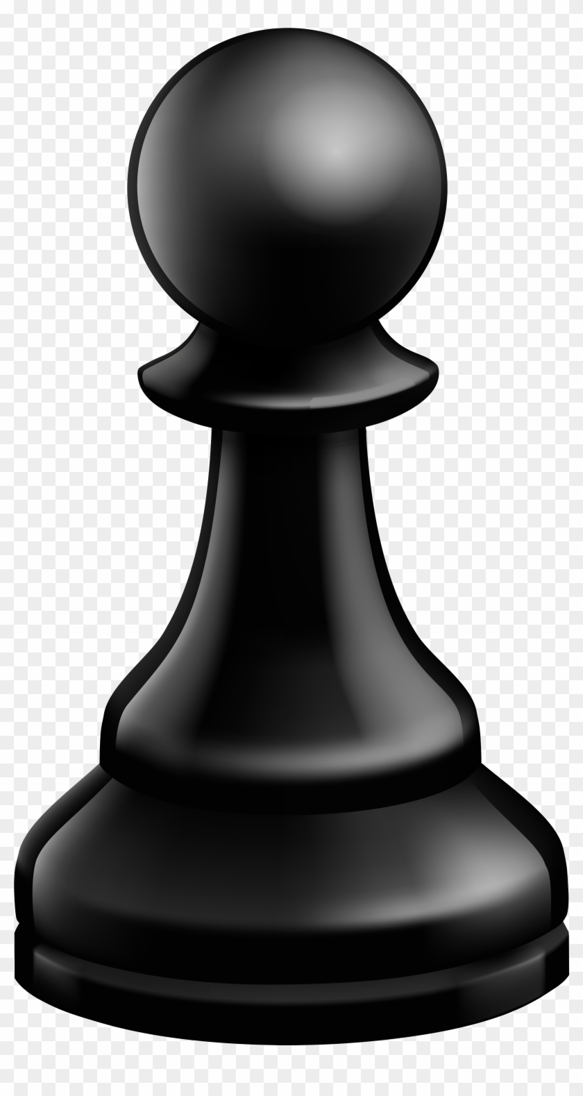 Pawn Black Chess Piece Png Clip Art - Pawn Chess Piece Png Transparent Png