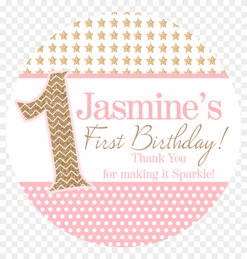 Twinkle Little Star First Birthday Girl Label - Full Flared Palazzo Stitch Clipart