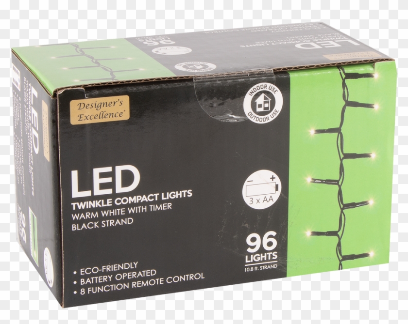 Designers Excellence 96 Led Twinkle Lights With Timer/remote - Light-emitting Diode Clipart