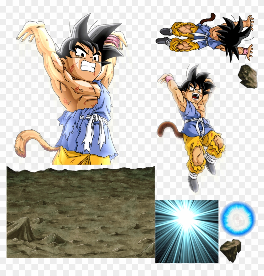 Aggregation Of Everyone's Wishes Goku [thread]pic - Spirit Bomb Gt Goku Dokkan Clipart #2387914