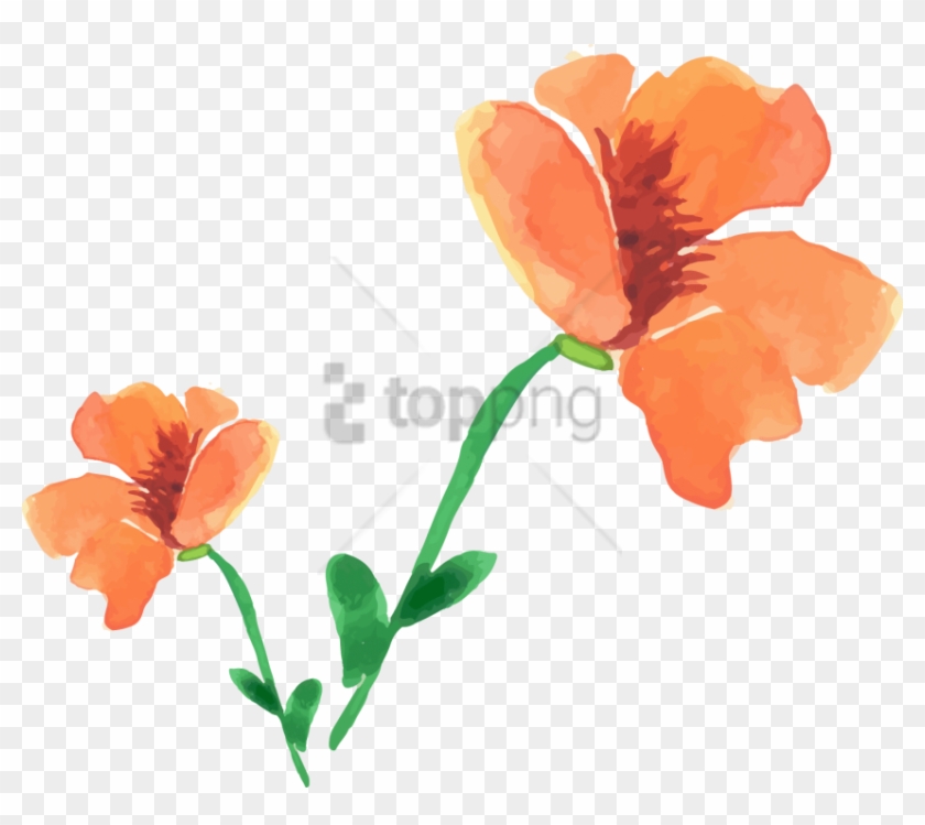 Free Png Watercolor Painting Png Image With Transparent - Artificial Flower Clipart