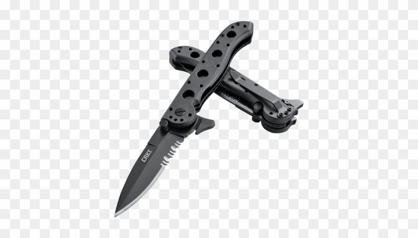 M16 13zlek Spear Point With Triple Point Serrations - Hunting Knife Clipart