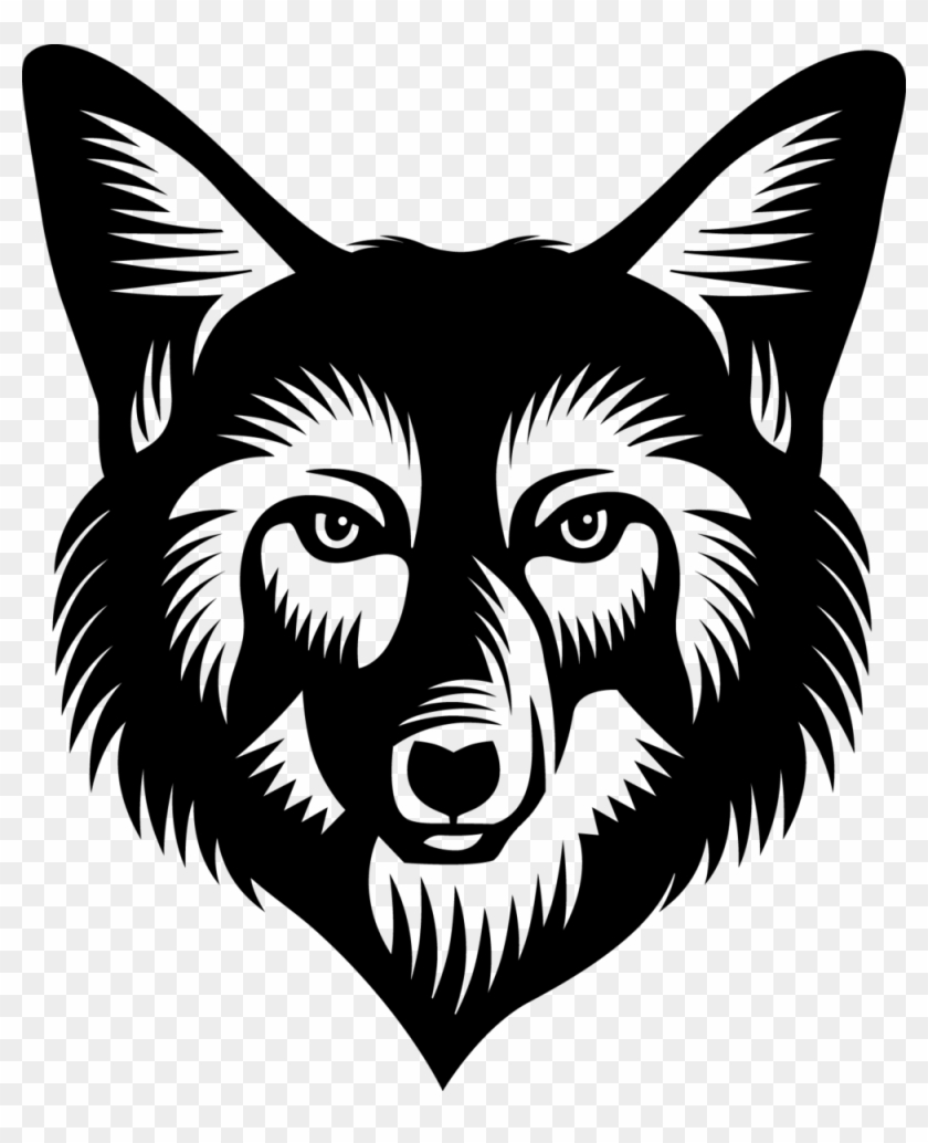 Gwcs Coyote Black - Gwcs Coyote Clipart