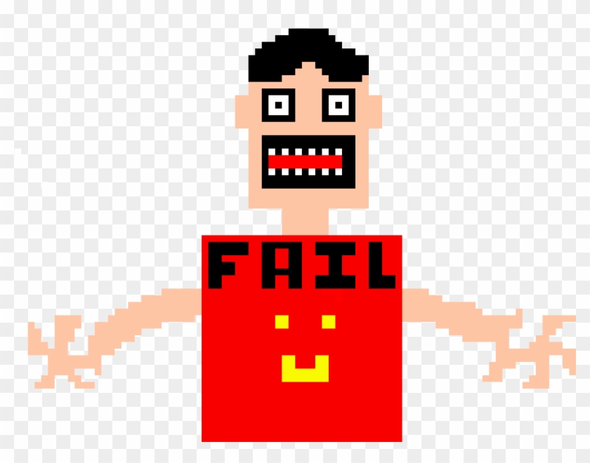 Creepy Failboy - Illustration Clipart