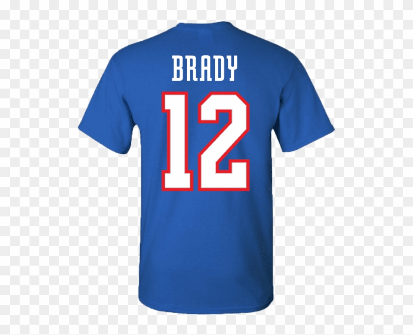 Men's New England Patriots Logo Tom Brady Jersey T-shirt - France 6 Nations Jersey Clipart #2390189