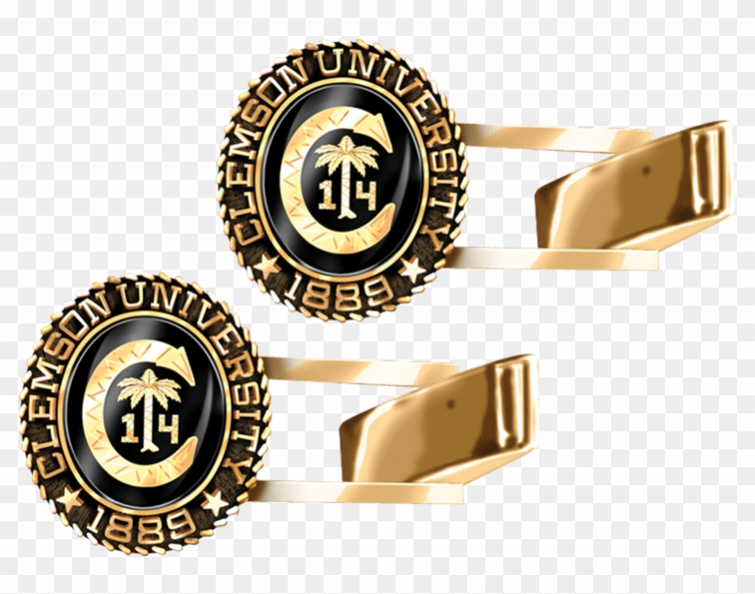 Clemson University Seal Lapel Pin Clipart