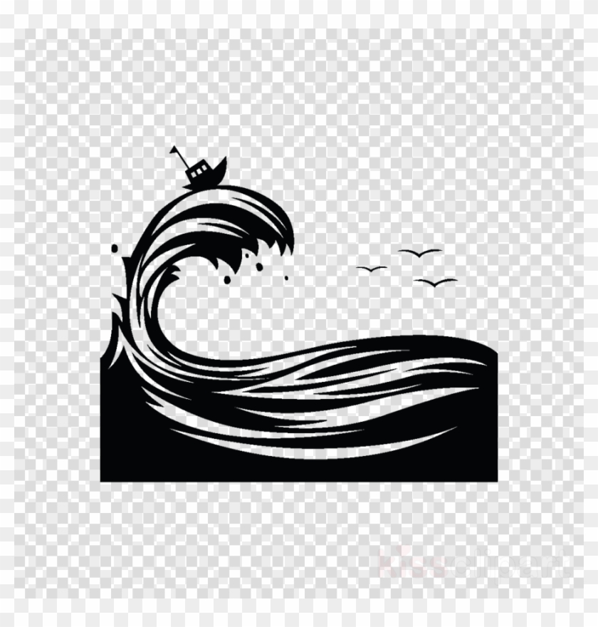 Wave Silhouette Png Clipart Wind Wave Silhouette - Handyman Clip Art Logo Transparent Png