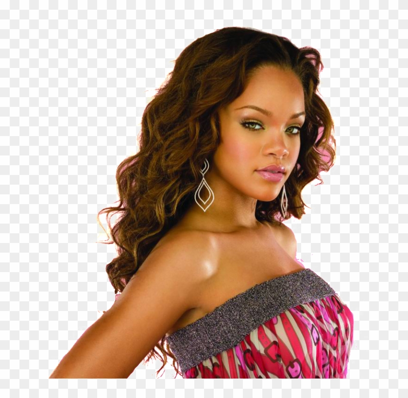 Rihanna Png - Rihanna With Long Hair Clipart #2390669
