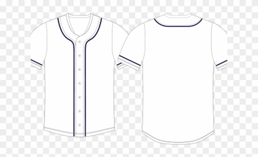 Clip Art Freeuse Library - Blank Baseball Jersey Clipart - Png Download
