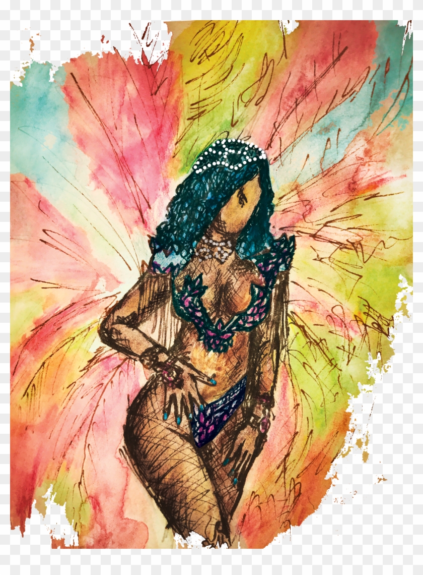 Rihanna - Painting Clipart #2390896