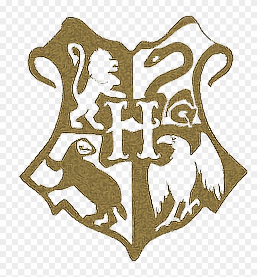 Harrypotter Hogwarts Hogwartshouses Gryffindor Slytheri - Harry Potter Crest Clipart - Png Download
