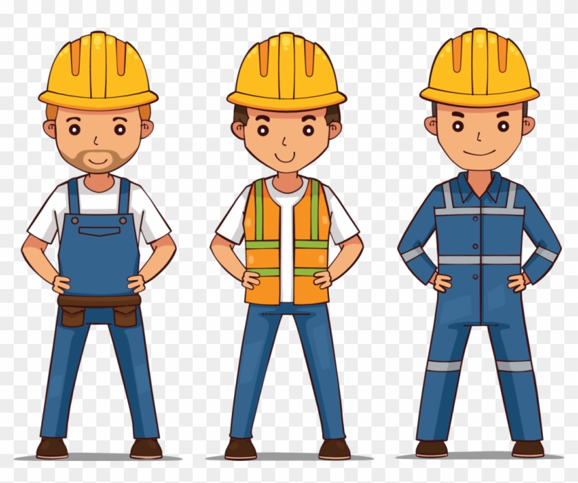 Cop Clipart Police Uae - Engineer Cartoon Full Body - Png Download