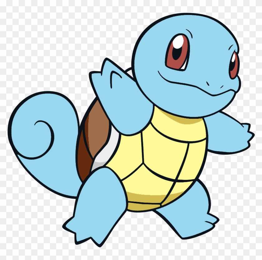 Tiny Turtle Pokemon Squirtle Hides In Its Shell For - Pokemon Squirtle Clipart