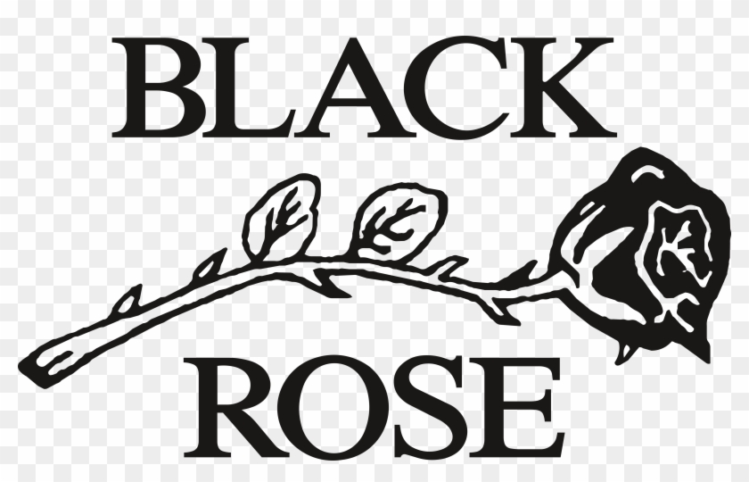 Black Rose Leather - Logos With A Rose Clipart #2392592