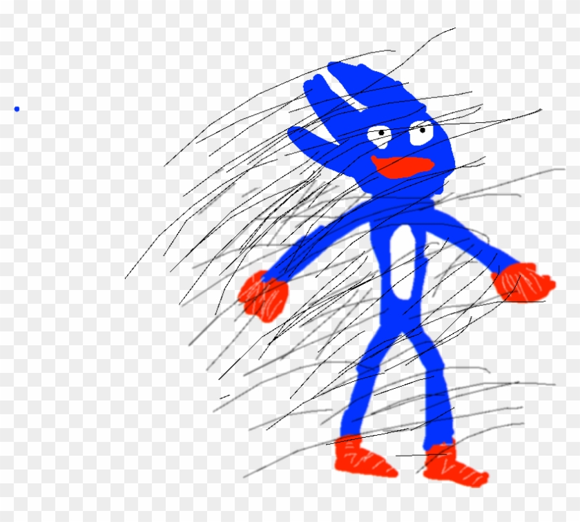Sanic - Sanic - Illustration Clipart #2392935