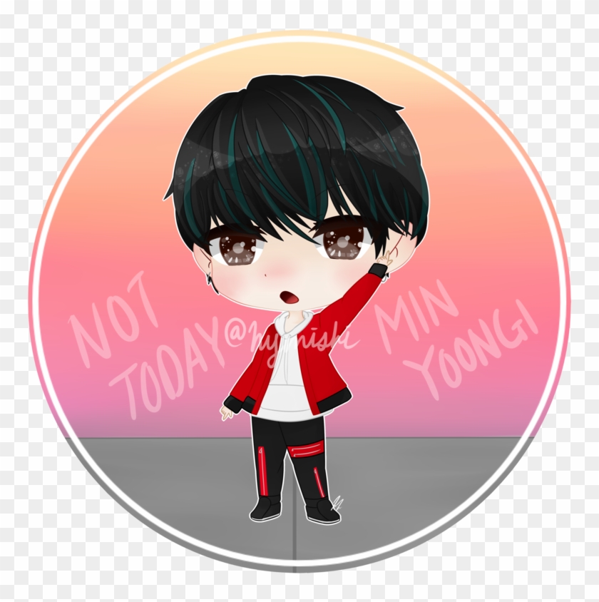 Fanart Suga By Hymishi - Suga Not Today Chibi Clipart