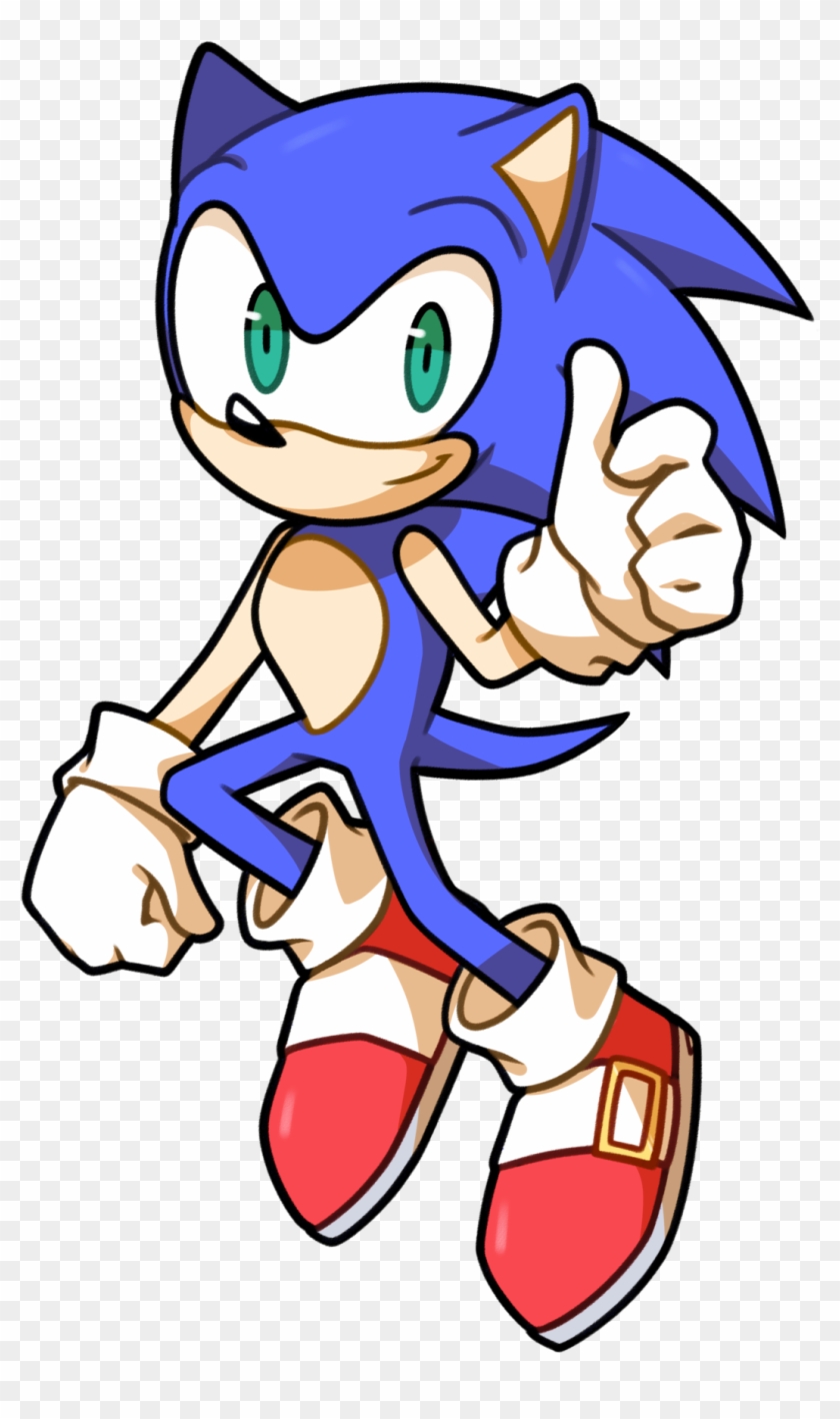 A Good Ol' Sanic - Cartoon Clipart